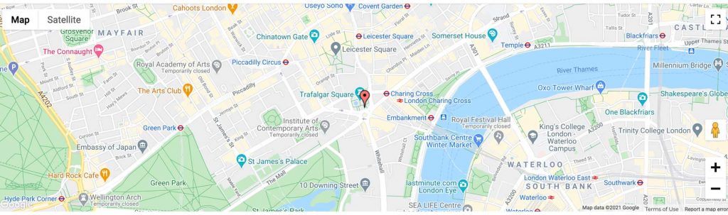 screenshot of google maps on a laywer's website